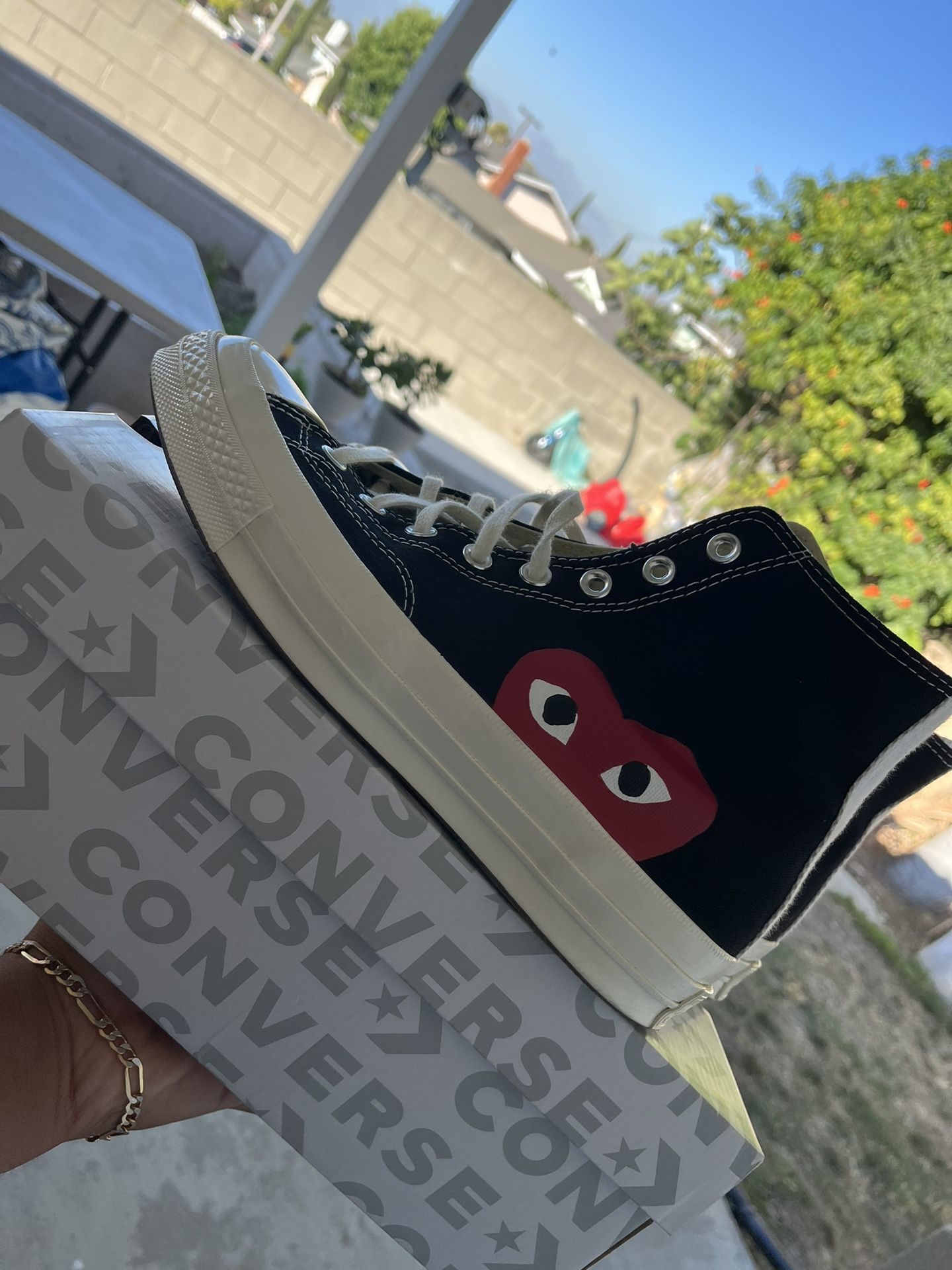 CDG converse hightop 8.5