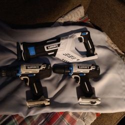 Hart 20V Reciprocate Saw And 2 Drills