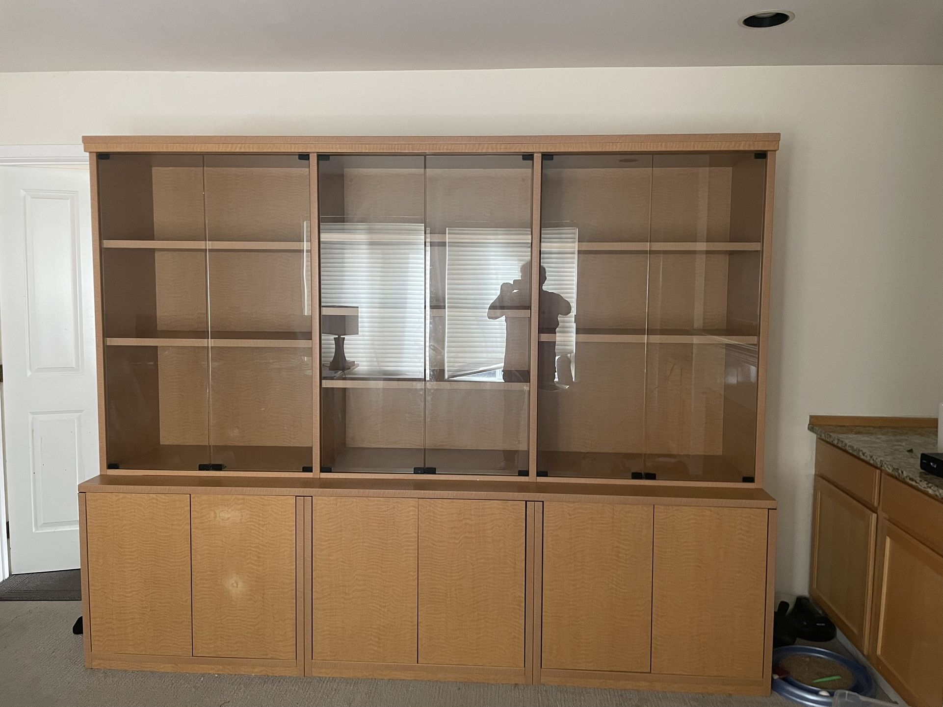 Beautiful Solid Wood Display Cabinet