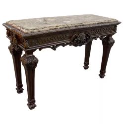 Rectangle Marble Console Table