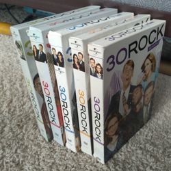 30 Rock DVDs - Seasons 1 thru 5 - Complete, Great Condition!