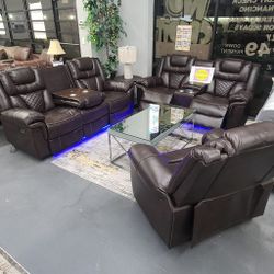 Livingroom Furniture Couches With Bluetooth Speakers Only $39 Down No Credit Needed 