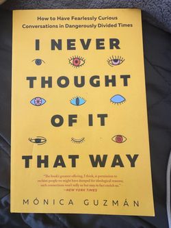 I never thought it that way book