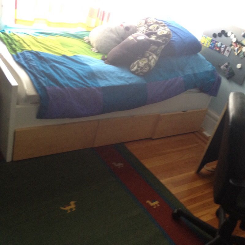 IKEA Brekke Twin Bed w storage. A STEAL for Sale in San Francisco CA OfferUp