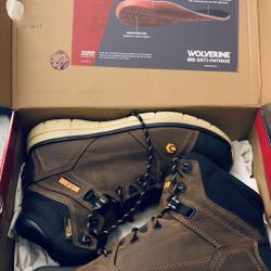 Wolverine Leather Comp Toe Wrk Boots