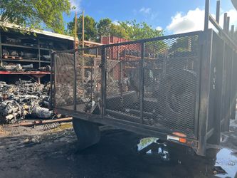 Truck bed /flat bed with cage