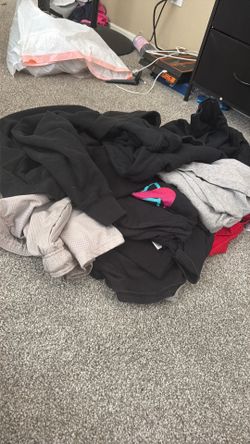Pile of clothes all washed and clean