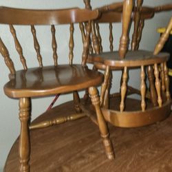 Maple Wood Table  Chairs