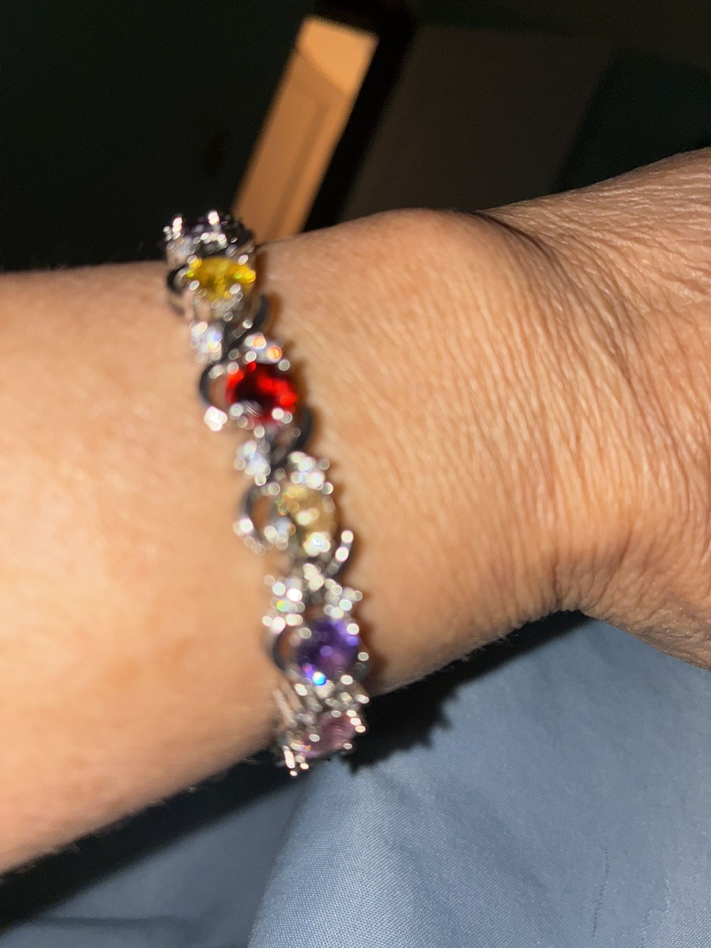 Multicolor Stone Bracelet.