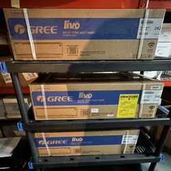 28400 btu gree compressor with 3 brand new Head units 