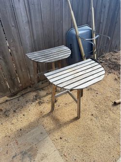 2x IKEA outdoor tables