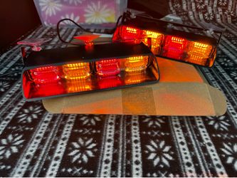 Red and Amber LED Vehicle Lights