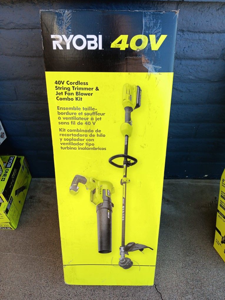 WEED EATER AND BLOWER RYOBI 40V