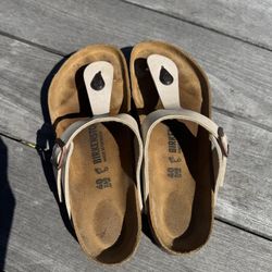 Birkenstocks Pearl White