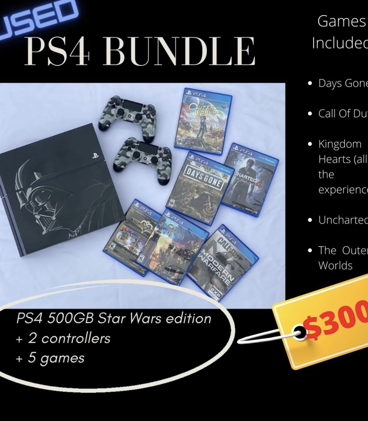 PS4 Bundle - Used