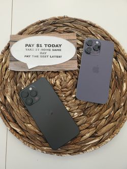 📱 iPhone 14 Pro Max – Now Under $530 or $1 Down! Save $500 + 6-Month Warranty 🔥