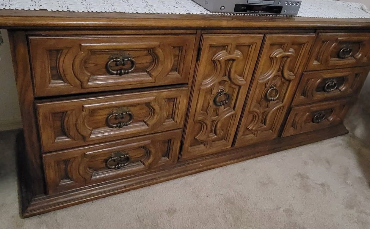 4pcs Wood Bedroom Set