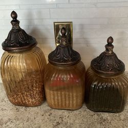 Beautiful Kitchen Jars Set