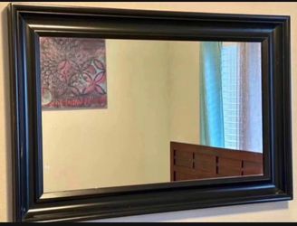 Wall mirror, excellent quality, heavy wood