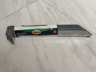 Vigoro 9.5 in. Metal Landscape Stakes (12-Pack)