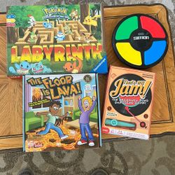 Kids Board Game Lot-4 Games!
