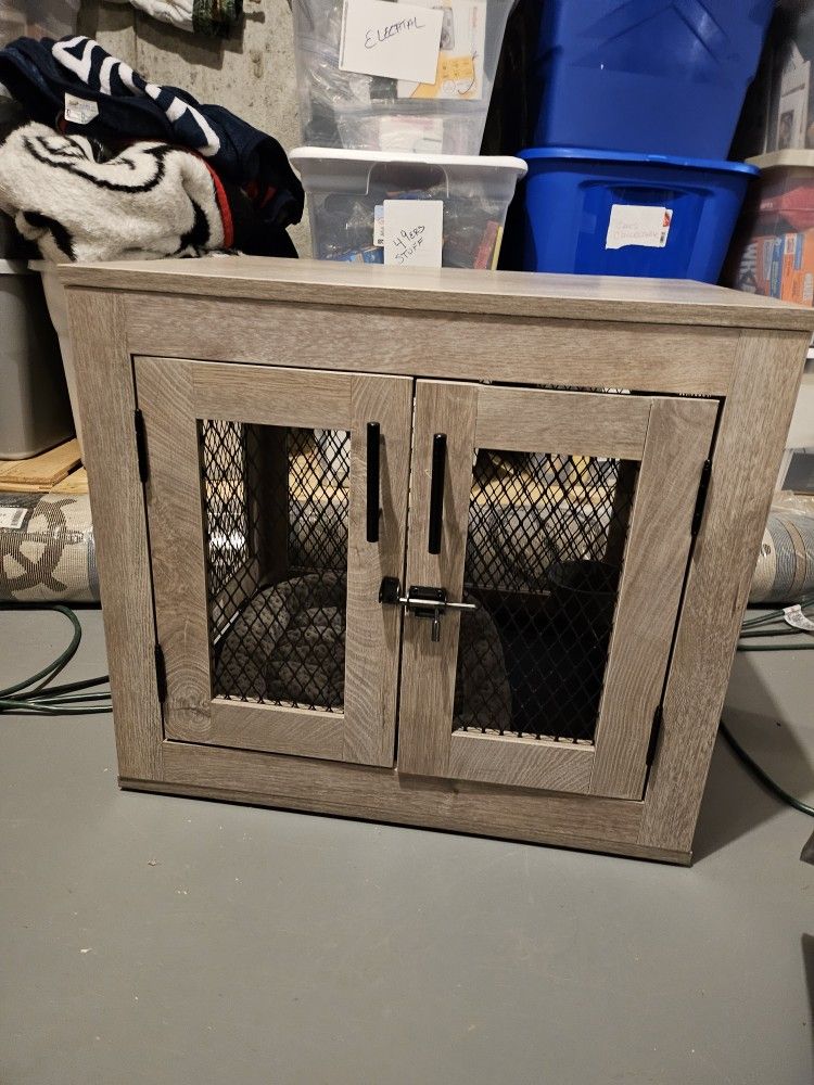 Wooden Dog Crate