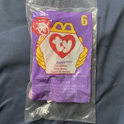 Mcdonald’s TY Beanie Babies Happy Toy Animal