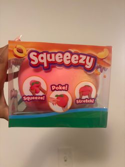 Squeeezy Peach Squishy Stress Toy