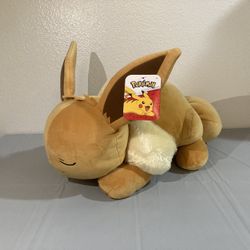 Pokémon - Eevee Sleeping Plush - 18 Inch