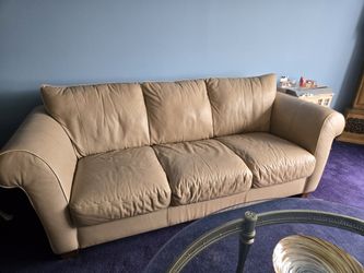 Leather Sofa And Love Seat