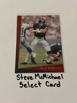 Steve McMichael Chicago Bears Hall of Fame DT Select Card.