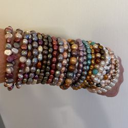 Genuine Freshwater Pearls Bracelets 