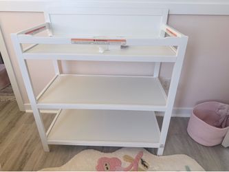 Storkcraft White Diaper Changing Table
