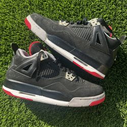 USED Jordan 4 Retro Breds Size 6y/7.5w GS (2012) NO BOX