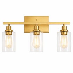 Golden chandelier lights