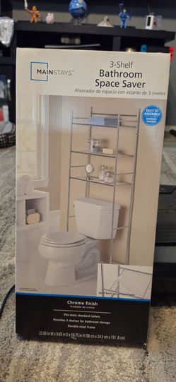 Mainstays 3-Shelf Bathroom Space Saver designed to provide storage over a standard toilet.

Located on 51st Ave and Southern