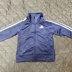 Blue Zippered Adidas Jacket 