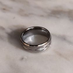 Tungsten, Spinner Christian Ichthyus Ring, 10.50