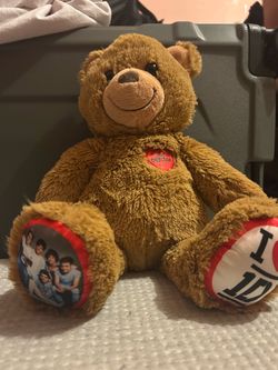 Build a bear one detection “16 teddy bear - I LOVE 1D PLUSH