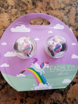 Unicorn earbuds with mic
