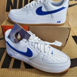 Air Force 1 Low Retro 'Color of the Month' - White/Royal Blue/Gum Yellow