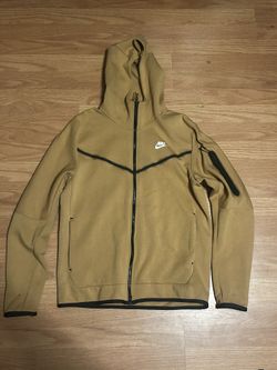 NIKE SPORTSWEAR TECH FLEECE HOODIE ELEMENTAL GOLD SIZE M