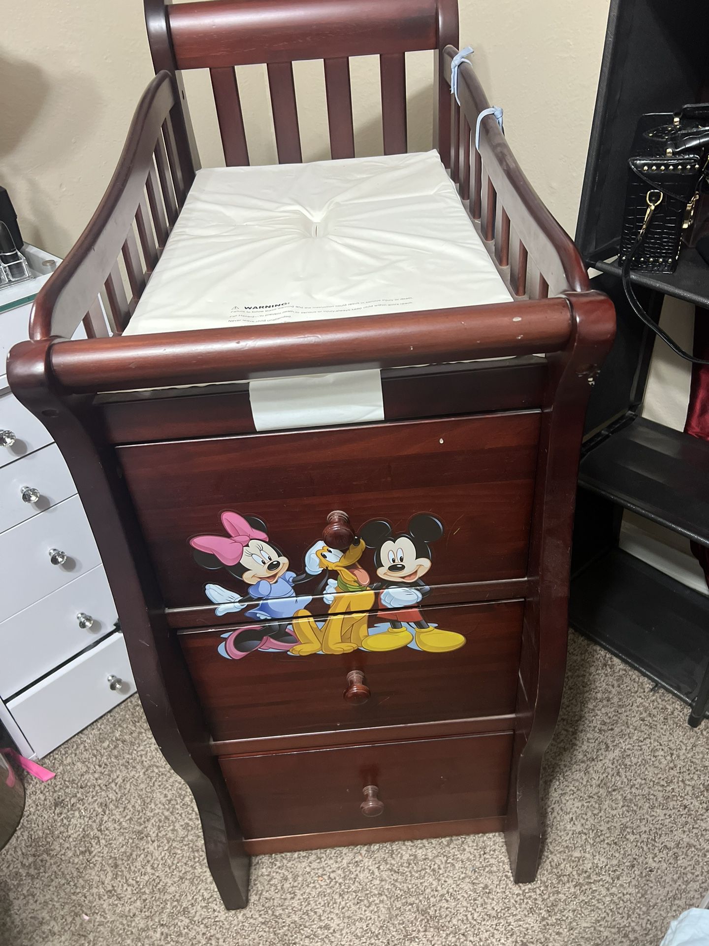 Baby Changing Table With 3 Drawers … Only Pickup/ Only Cash 