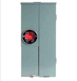 Square D Homeline Ring Type Overhead/Underground 200 -Amp 30 -Spaces 40-Circuit Outdoor Main Breaker