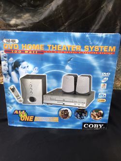 Features DVD video MP3 DVD/CD Dash R/AW! Complete system inbox simple and easy set up high output three points speaker system!
