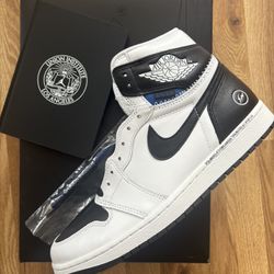  Air Jordan 1 Retro High OG SP Fragment x Union LA White Black 11.5