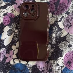 Burgundy iPhone 13 Pro Phone Case