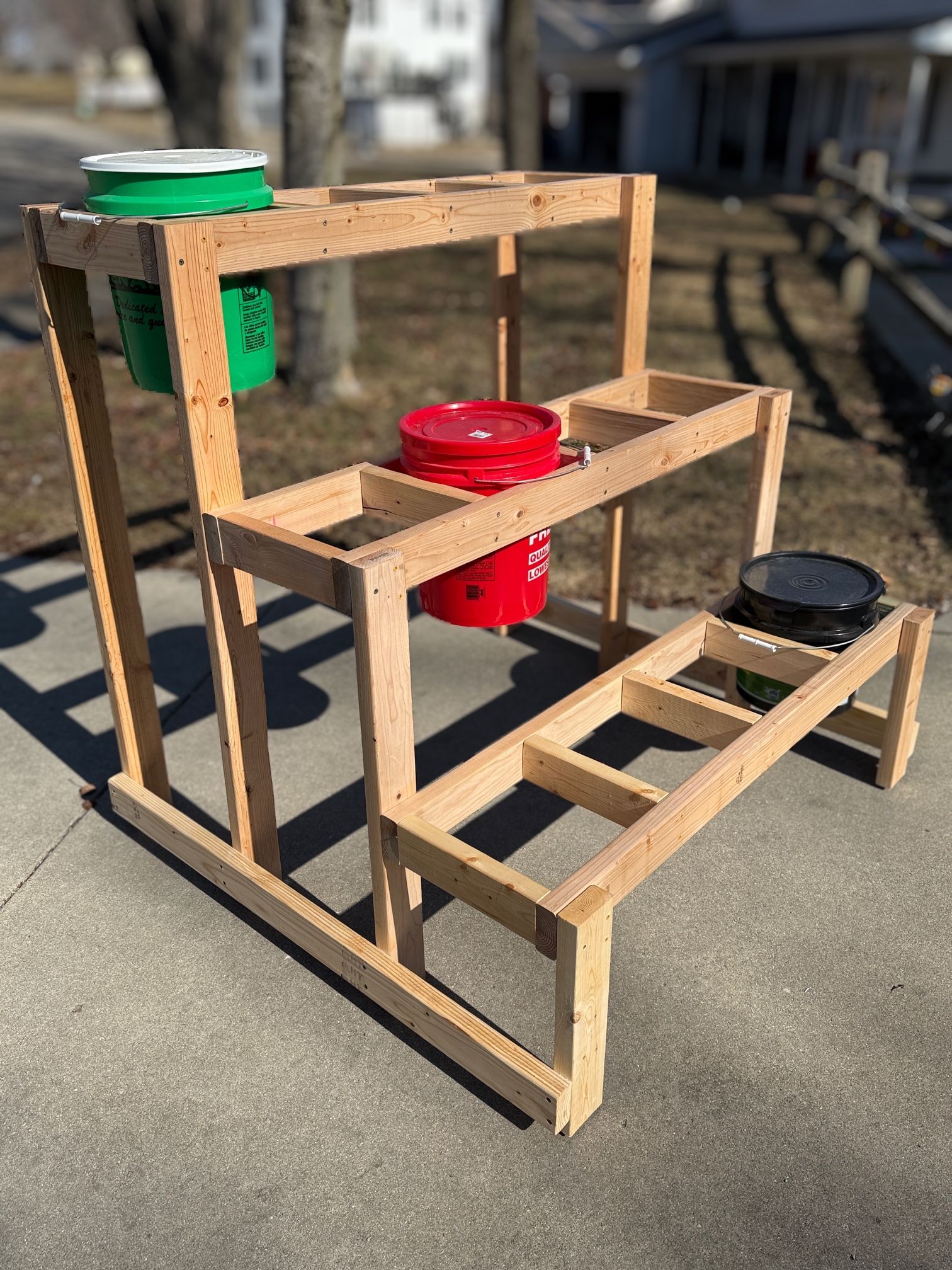 Raised Garden Bucket Bed