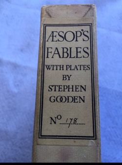 Aesop's Fables~ Very rare first edition limited printing signed by Golden