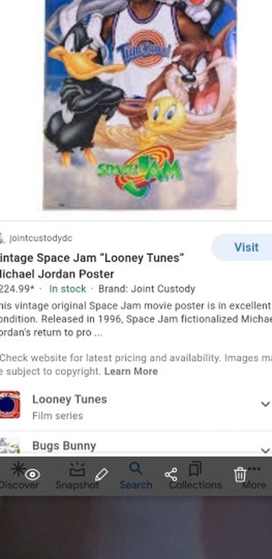 An Original 1996 Space Poster $20.00